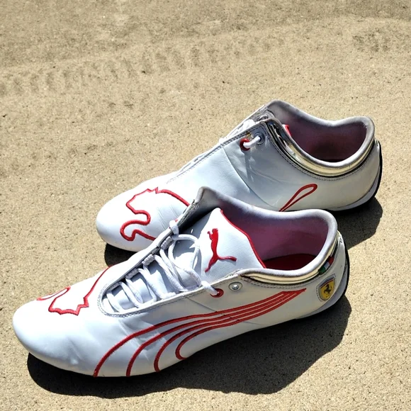 New Ferrari Drivers shoes Evoknit men’s size 11 MENS PUMA FERRARI NEO CAT BLACK RED MOTORSPORT F1 SCUDERIA  main image 4